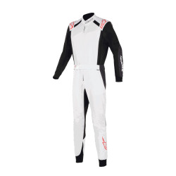 Alpinestars FIA Dirkaški kombinezon KMX-5 V3, bela/črna/svetlo rdeča