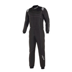 CIK-FIA kombinezon za karting ALPINESTARS KMX-9 V3, črna/bela
