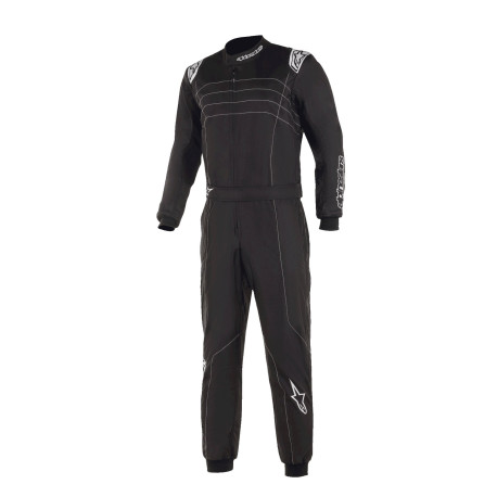 Obleke CIK-FIA kombinezon za karting ALPINESTARS KMX-9 V3, črna/bela | race-shop.si
