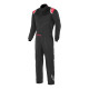Kombinezon za karting ALPINESTARS KART INDOOR, črna/rdeča