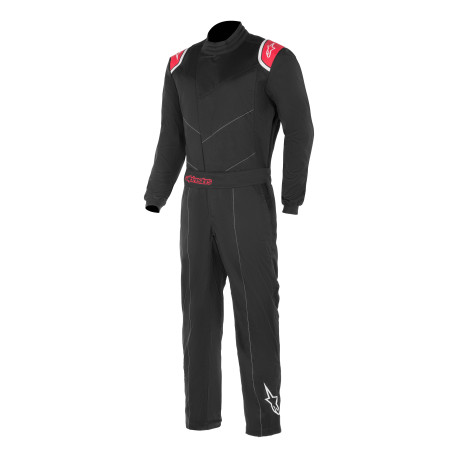 Obleke Kombinezon za karting ALPINESTARS KART INDOOR, črna/rdeča | race-shop.si