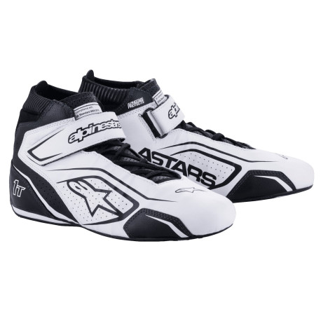 Čevlji FIA dirkalni čevlji Alpinestars Tech-1 T V3, bela/črna | race-shop.si