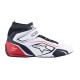 Promocije FIA dirkaški čevlji Alpinestars Tech-1 T V3, bela/črna/rdeča | race-shop.si