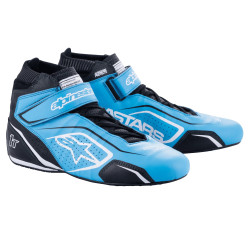 FIA dirkalni čevlji Alpinestars Tech-1 T V3, modra/črna/bela