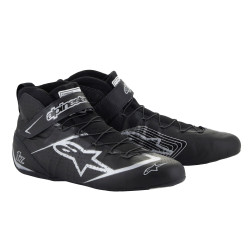 FIA dirkalni čevlji Alpinestars Tech-1 Z V3, črna/srebrna