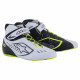 Čevlji za karting Alpinestars Tech-1 KX V2, črna/bela/rumena