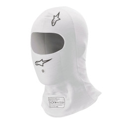 Alpinestars Race V3 Odprta podkapa (balaclava) s FIA homologacijo, L/XL bela
