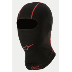 Alpinestars KX V2 SUMMER odprta podkapa (balaclava), črno/rdeča