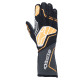 FIA dirkalne rokavice Alpinestars Tech-1 ZX V4 (zunanji šivi), črna/fluo oranžna