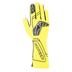 Dirkalne rokavice Alpinestars Tech-1 Start V4 s FIA homologacijo, fluorescenčno rumena