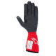 Rokavice Dirkalne rokavice Alpinestars Tech-1 Race V4 s FIA homologacijo, bela/rdeča | race-shop.si