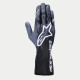 FIA rokavice za karting Alpinestars Tech-1 K V3 (zunanji šivi), črna/antracit