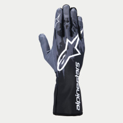 FIA rokavice za karting Alpinestars Tech-1 K V3 (zunanji šivi), črna/antracit