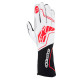 FIA rokavice za karting Alpinestars Tech-1 KX V4 (zunanji šivi), črna/bela/rdeča
