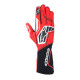 Rokavice FIA rokavice za karting Alpinestars Tech-1 KX V4 (zunanji šivi), črna/rdeča | race-shop.si