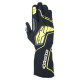 FIA rokavice za karting Alpinestars Tech-1 KX V4 (zunanji šivi), siva/črna/fluo rumena