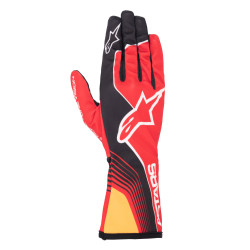 Dirkalne rokavice Alpinestars Tech-1 K Race V2 Future, rdeča/oranžna
