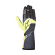 Mladinske Dirkalne rokavice Alpinestars Tech-1 K Race S V2 Corporate, antracit/limetno rumena
