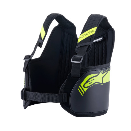 vratne ovratnice ALPINESTARS ščitnik reber Bionic S/L, črna/fluo rumena | race-shop.si