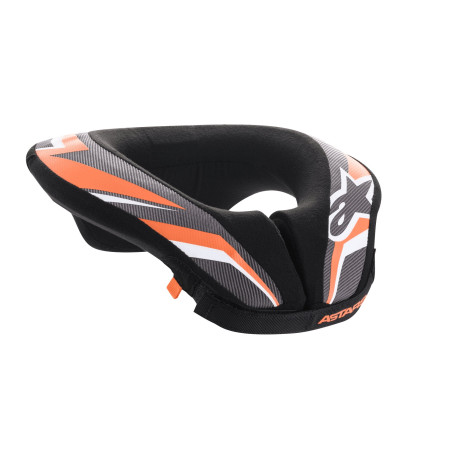 vratne ovratnice Alipnestars Youth Sequence Neck Roll, Black/Anthracite/Orange | race-shop.si