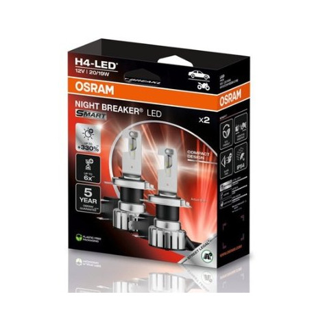Bulbs and xenon lights Osram LED žarnice NIGHT BREAKER H4 - zakonsko sprejete (2 kosa) | race-shop.si