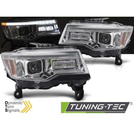 Osvetlenie CHRYSLER JEEP GRAND CHEROKEE 14-21 CHROME TUBE LIGHT SEQ | race-shop.si