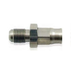 Brake fitting 1/8NPT to AN4, stainless steel