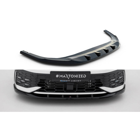 Body kit a vizuálne doplnky Front Splitter V.5 Volkswagen Golf GTI / GTE / R-Line Mk8 Facelift | race-shop.si