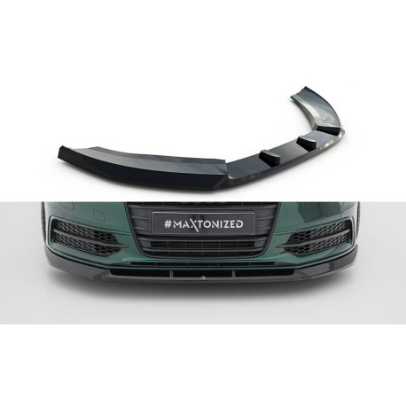 Body kit a vizuálne doplnky Front Splitter V.3 Audi A6 S-line / S6 C7 | race-shop.si