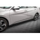 Body kit a vizuálne doplnky Set of Splitters Hyundai Elantra Mk7 | race-shop.si