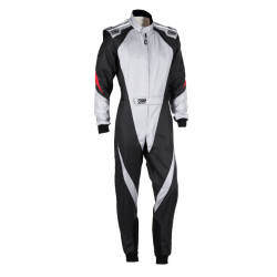 CIK-FIA child race suit OMP KS-3X, gray/black