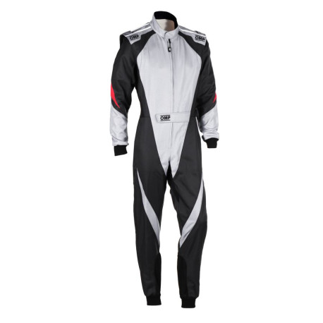 Obleke CIK-FIA child race suit OMP KS-3X, gray/black | race-shop.si