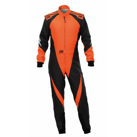 Obleke CIK-FIA child race suit OMP KS-3X, black/fluo orange | race-shop.si
