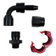 Fitingi 90° PTFE Snap-on fitting AN10 90° - Black | race-shop.si