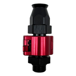 PTFE Snap-on fitting AN8 Straight - Black