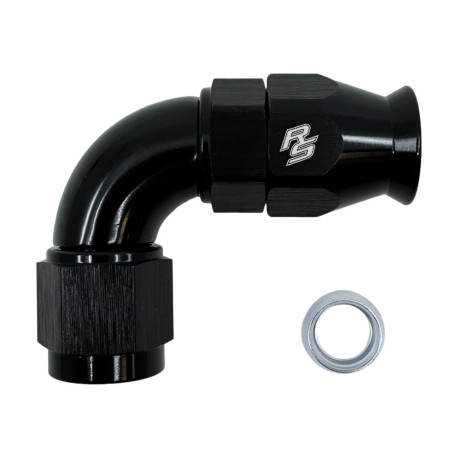 Fitingi 90° PTFE forged FULL FLOW Fitting AN4 90° | race-shop.si
