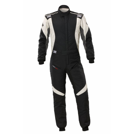 Obleke FIA race suit OMP FIRST EVO my2025 black/white | race-shop.si