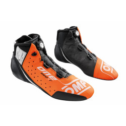 FIA dirkalni čevlji OMP ONE EVO X R, oranžna/antracit