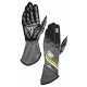 Race gloves OMP KS-2 ART my2025 (external stitching) anthracite/fluo yellow