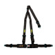 3 point safety belts OMP STRADA 3 ECE 16-08, black