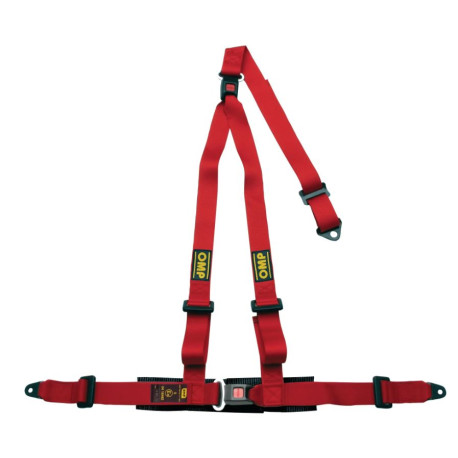 Varnostni pasovi in dodatna oprema 3 point safety belts OMP STRADA 3 ECE 16-08, red | race-shop.si