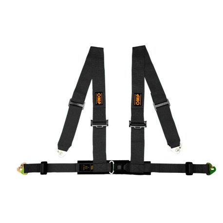 Varnostni pasovi in dodatna oprema 4 point safety belts OMP RACING 4M ECE 16-08, black | race-shop.si