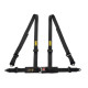 4 point safety belts OMP ROAD 4 Harness 16-08, black