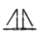 4 point safety belts OMP ROAD 4M Harness 16-08, black