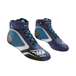 Čevlji za karting OMP KS-1, mornarsko modra/cian