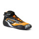 Karting shoes Sparco K-Rock 2025 black/fluo orange