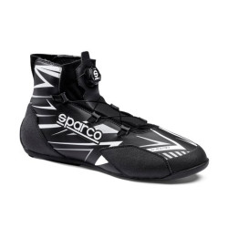 FIA Karting shoes Sparco K-Rapid 2025 - Rotor Closure, black/white