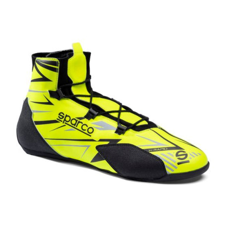 Čevlji FIA Karting shoes Sparco K-Rapid 2025 - Lace Closure, fluo yellow/black | race-shop.si