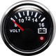 Gauges RACES Marine RACES Marine merilnik napetosti (voltmeter), 8–16V, z opozorilno funkcijo | race-shop.si