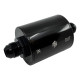 Oljne črpalke RACES AN8 Billet Oil filter - Black | race-shop.si